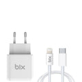 BİX 20W HIZLI ŞARJ ALETİ LİGHTNİNG-TYPC BXCL22-WT