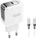 Rova SB111T PD20W Tek C Giriş C-C 1M Kablolu Şarj Başlığı 30W